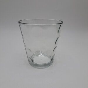 Anchor Hocking Mid-Century Modern Bubble Pattern Double Old Fashion Glass